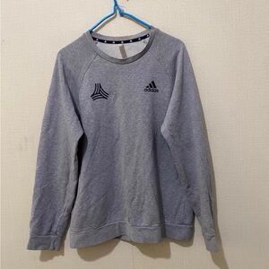 Adidas Men's Gray Crewneck Sweater